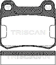 8110 23995 Sada brzdových destiček, kotoučová brzda TRISCAN