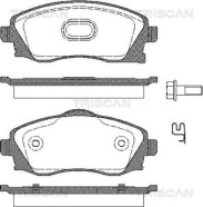 8110 24018 TRISCAN sada brzdových platničiek kotúčovej brzdy 8110 24018 TRISCAN