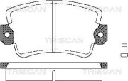 8110 25053 Sada brzdových destiček, kotoučová brzda TRISCAN