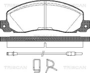 8110 25846 TRISCAN sada brzdových platničiek kotúčovej brzdy 8110 25846 TRISCAN