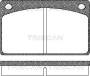 8110 27602 TRISCAN sada brzdových platničiek kotúčovej brzdy 8110 27602 TRISCAN