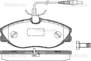 8110 28003 TRISCAN sada brzdových platničiek kotúčovej brzdy 8110 28003 TRISCAN