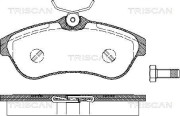 8110 28027 TRISCAN sada brzdových platničiek kotúčovej brzdy 8110 28027 TRISCAN