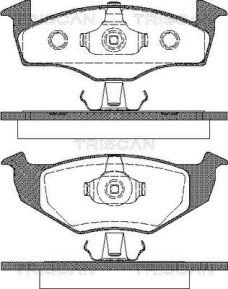 8110 29004 Sada brzdových destiček, kotoučová brzda TRISCAN