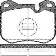 8110 29157 TRISCAN sada brzdových platničiek kotúčovej brzdy 8110 29157 TRISCAN