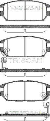 8110 42014 Sada brzdových destiček, kotoučová brzda TRISCAN