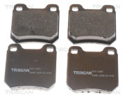 8110 65001 TRISCAN sada brzdových platničiek kotúčovej brzdy 8110 65001 TRISCAN