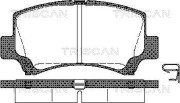 8110 69006 TRISCAN sada brzdových platničiek kotúčovej brzdy 8110 69006 TRISCAN