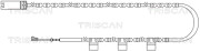 8115 17019 TRISCAN sada výstrażných kontaktov opotrebenia brzdového obloże 8115 17019 TRISCAN