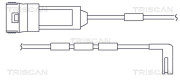 8115 24006 TRISCAN sada výstrażných kontaktov opotrebenia brzdového obloże 8115 24006 TRISCAN