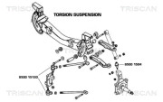 8500 15120 Hlava příčného táhla řízení TRISCAN