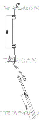8516 29002 TRISCAN hydraulická hadica pre riadenie 8516 29002 TRISCAN