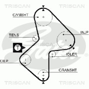 8645 5212xs Ozubený řemen TRISCAN