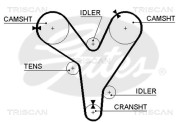 8645 5379xs TRISCAN ozubený remeň 8645 5379xs TRISCAN