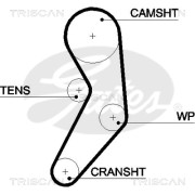 8645 5503xs TRISCAN ozubený remeň 8645 5503xs TRISCAN