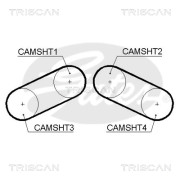 8645 5526xs Ozubený řemen TRISCAN