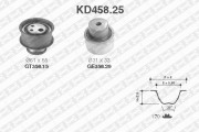 KD458.25 ozubení,sada rozvodového řemene SNR