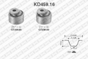 KD459.16 ozubení,sada rozvodového řemene SNR