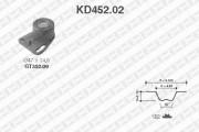 KD452.02 ozubení,sada rozvodového řemene SNR