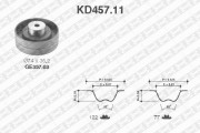 KD457.11 ozubení,sada rozvodového řemene SNR