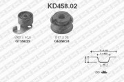 KD458.02 ozubení,sada rozvodového řemene SNR