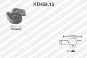 KD458.15 ozubení,sada rozvodového řemene SNR