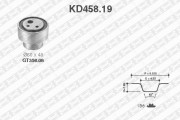 KD458.19 ozubení,sada rozvodového řemene SNR