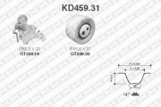 KD459.31 SNR sada ozubeného remeňa KD459.31 SNR