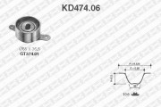 KD474.06 ozubení,sada rozvodového řemene SNR