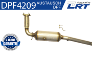 DPF4209 LRT filter sadzí/pevných častíc výfukového systému DPF4209 LRT
