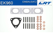 EK960 montazni sada, vyfukove potrubi LRT