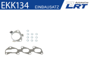 EKK134 montážní sada, výfukové potrubí LRT