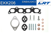 EKK206 montážní sada, výfukové potrubí LRT