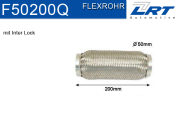 F50200Q Prużný díl výfuku LRT