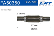 FA50360 Prużný díl výfuku LRT