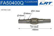 FA50400Q Pružný díl výfuku LRT