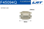 F45094Q LRT Spojovací díl potrubí flexibilní délka (v mm) 94 F45094Q LRT