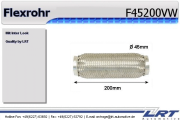 F45200VW LRT Spojovací díl potrubí flexibilní průměr 45,5 délka (v mm) 200 F45200VW LRT