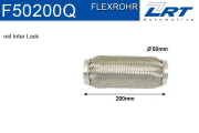 F50200Q LRT spojovací díl potrubí flexibilní délka (v mm) 200 F50200Q LRT