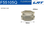 F55105Q LRT Spojovací díl potrubí flexibilní délka (v mm) 106 F55105Q LRT