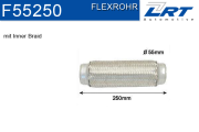 F55250 LRT Spojovací díl potrubí flexibilní délka (v mm) 254 F55250 LRT