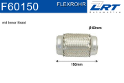 F60150 LRT Spojovací díl potrubí flexibilní délka (v mm) 152,4 F60150 LRT
