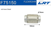 F75150 LRT Spojovací díl potrubí flexibilní délka (v mm) 152,4 F75150 LRT