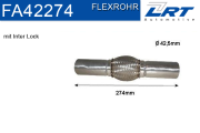 FA42274 LRT Spojovací díl potrubí flexibilní délka (v mm) 94,0 FA42274 LRT
