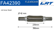 FA42390 LRT Spojovací díl potrubí flexibilní délka (v mm) 230 FA42390 LRT