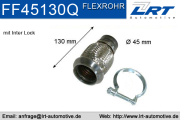 FF45130Q LRT opravné potrubie pre katalyzátor FF45130Q LRT