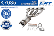 K7035 Katalyzator na sbernem potrubi ausgezeichnet mit  Der Blaue Engel LRT