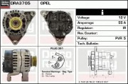 DRA3705 DELCO REMY nezařazený díl DRA3705 DELCO REMY