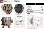 DRA3914 DELCO REMY nezařazený díl DRA3914 DELCO REMY