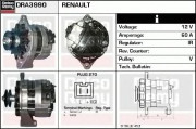 DRA3990 nezařazený díl DELCO REMY